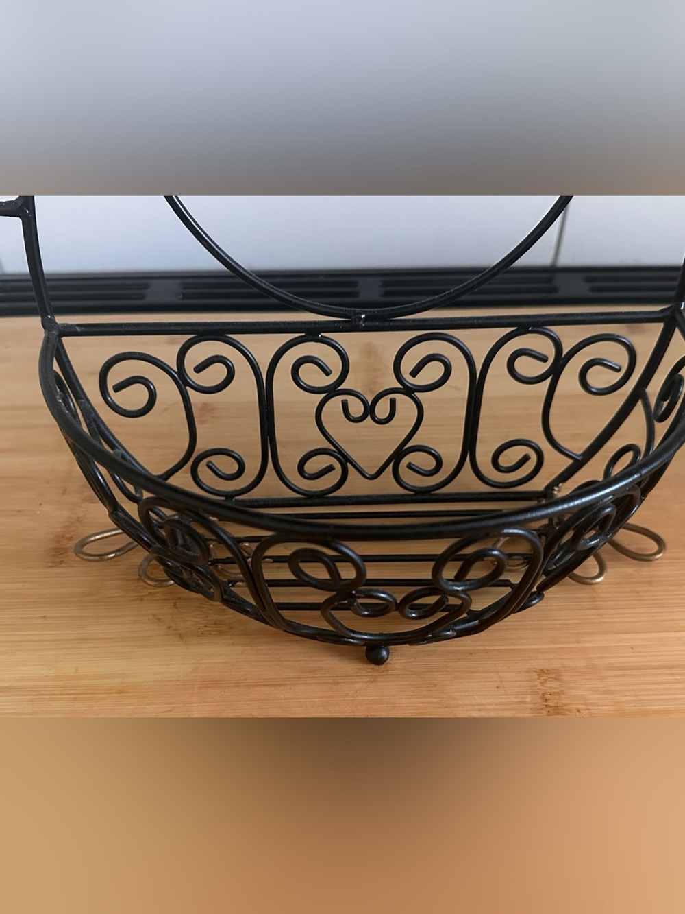 Penguin Black & Gold Two-Tier Fruit & Snack Basket - Picture 3 of 5